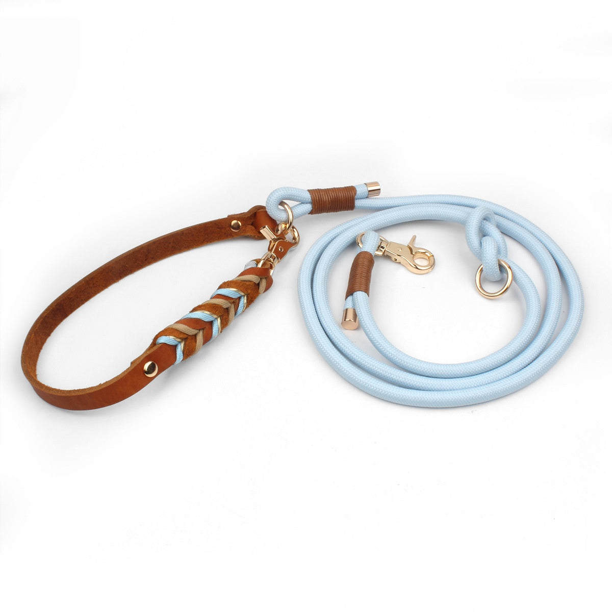 Chouchoute Élan – Full-Grain Leather Dog Collar & Leash