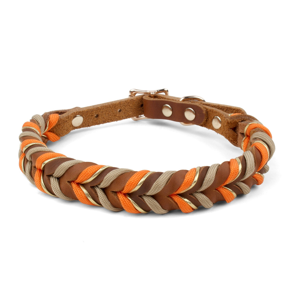 Chouchoute Élan – Full-Grain Leather Dog Collar & Leash